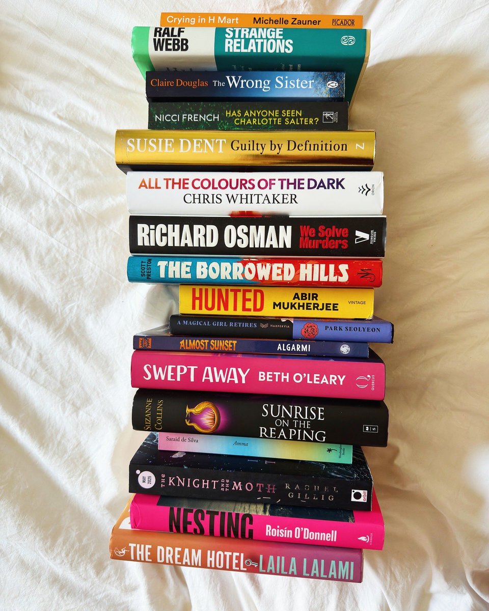bookmarkthewall's tweet image. March was a big reading month with lots of literary awards reading! Spot any favourites? #bookX #readinglist #booklovers