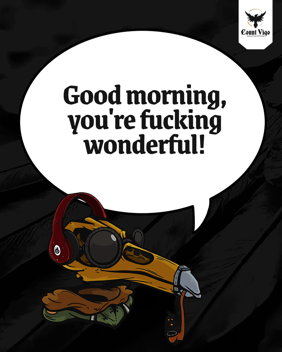 countvigonft's tweet photo. GM. Drop a ☕ if you’re still human.
Or a 🦴 if you know what’s coming.
#nft #fromthebeginning
https://t.co/NrKd34HhZi
#gm #goodmorining #youarewonderful #nftart #NFTCommunity https://t.co/tOCOcLcCMu