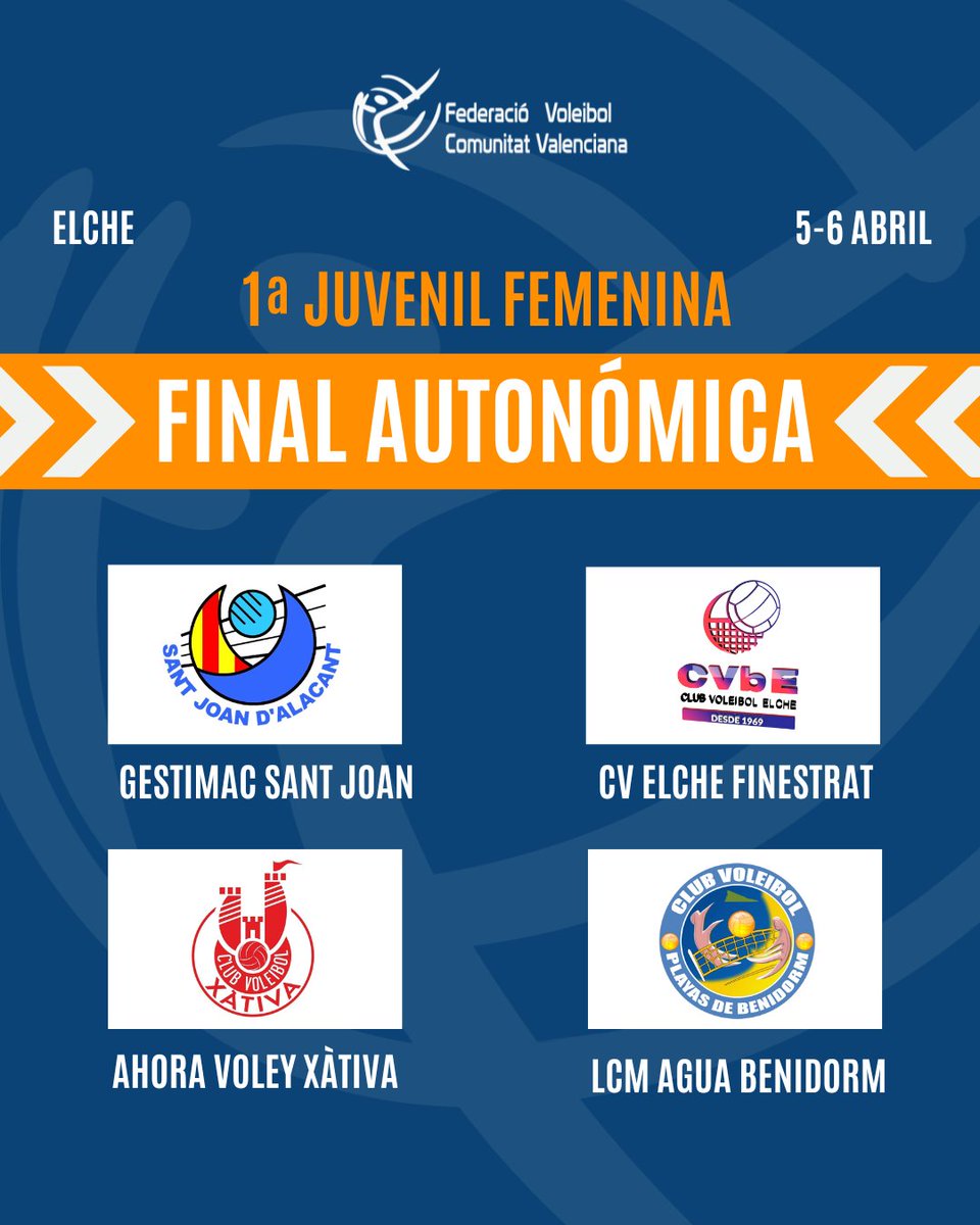 🏆 ¡Aquí están las primeras Finales Autonómicas!

✅ Newton College (Elche)

✅ Pabellón Gedeón e Isaías Guardiola (Petrer)