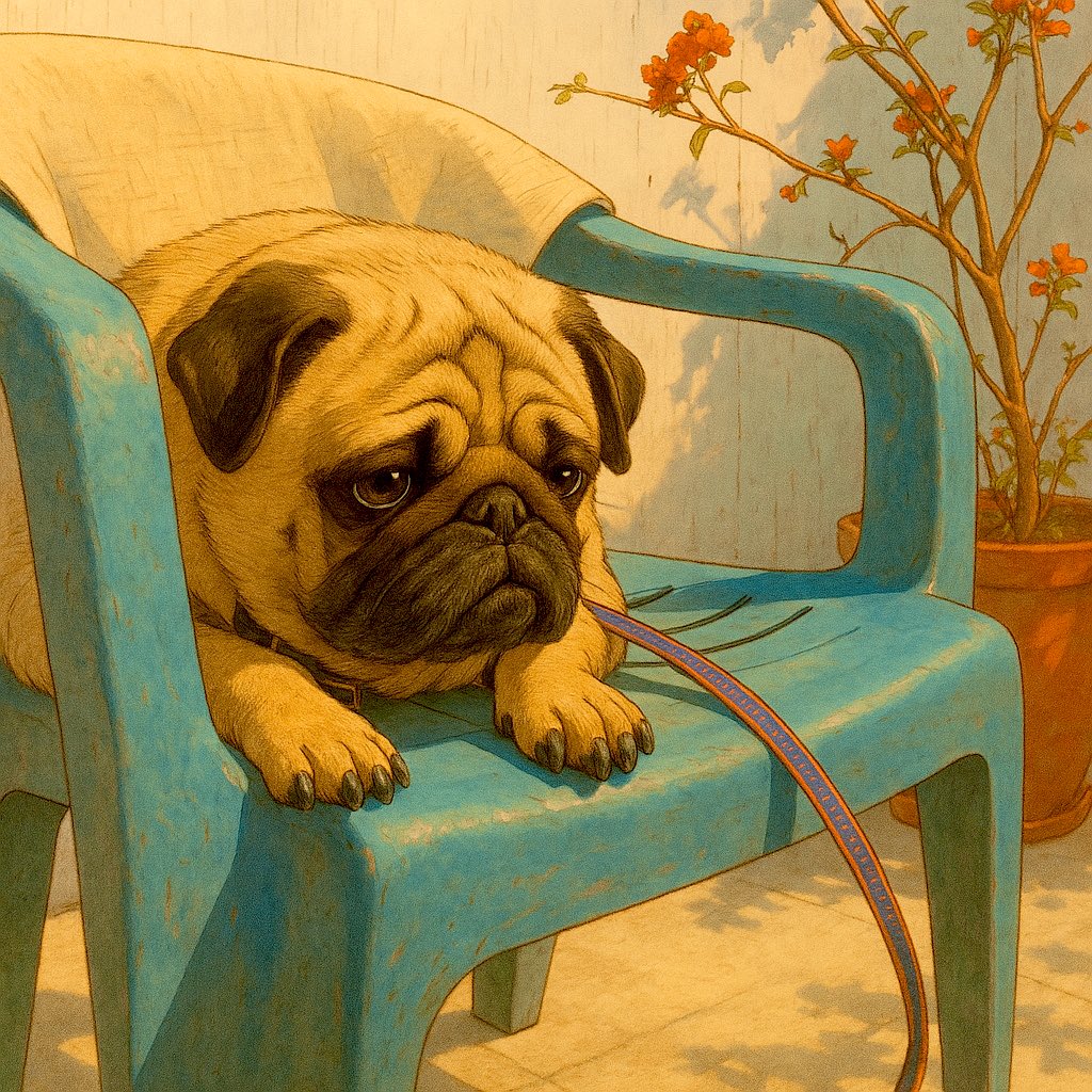 BenMonad's tweet photo. Just wanted to see how do I look in this trend, and then here is my baby boy who left this world in June 2024, and the second this image was created. I missed him. #dogsofX #DogLovers #bangalorerains #vscolife #ghiblistyle https://t.co/IgmUdtT8eP
