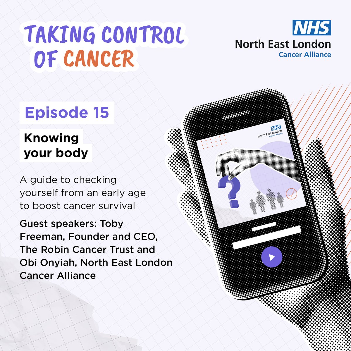 Taking Control of Cancer podcast has released two more episodes, episode 14: Losing a family member to cancer and episode 15: Knowing your body

Listen here: nelcanceralliance.nhs.uk/taking-control…