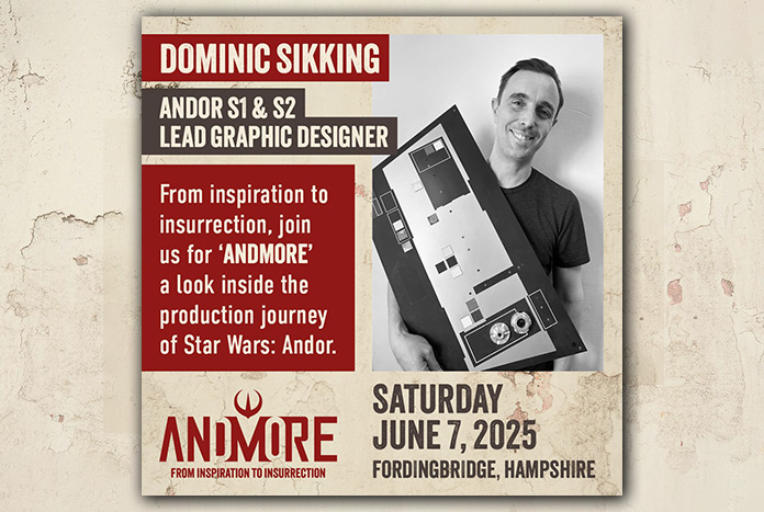 JediNewsNetwork's tweet photo. AndMore - The UK Andor Fan Event: Dominic Sikking Attending - https://t.co/4YeN7Z4p7G #StarWars @Farthest_From #AndMore #Fordingbridge @StarWars @StarWarsUK @andorofficial #BarryGingell #RobKing @BazatronPrime #LeeTowersey #DominicSikking https://t.co/H9JvQEIoFA