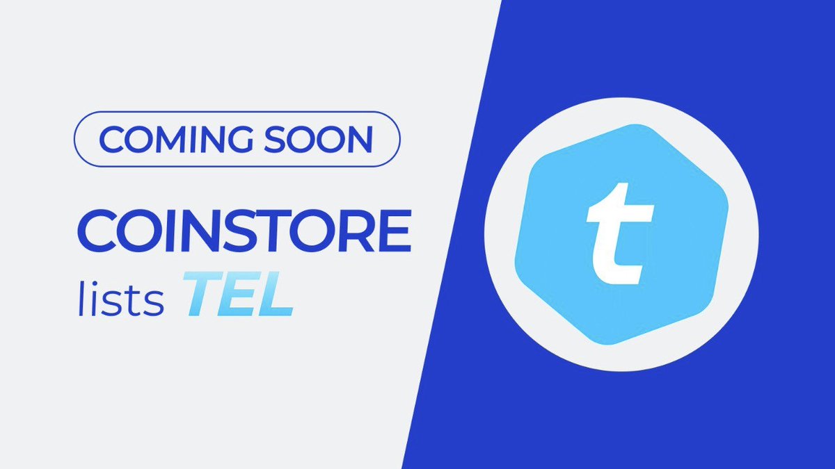 Coinstore (@coinstoreexc) on Twitter photo 🔥COMING SOON ON COINSTORE🔥
👏 Welcome: <a href="/TelcoinTAO/">Telcoin Association</a> $TEL 👏
👇Watch this space for more👇
🌎Official website: telcoin.org
👩👦Official Telegram: t.me/Telcoin_Announ…
🚀 Massive collabs are dropping soon — and you’re gonna want in!
Keep your eyes peeled for the 🔥COMING SOON ON COINSTORE🔥
👏 Welcome: <a href="/TelcoinTAO/">Telcoin Association</a> $TEL 👏
👇Watch this space for more👇
🌎Official website: telcoin.org
👩👦Official Telegram: t.me/Telcoin_Announ…
🚀 Massive collabs are dropping soon — and you’re gonna want in!
Keep your eyes peeled for the