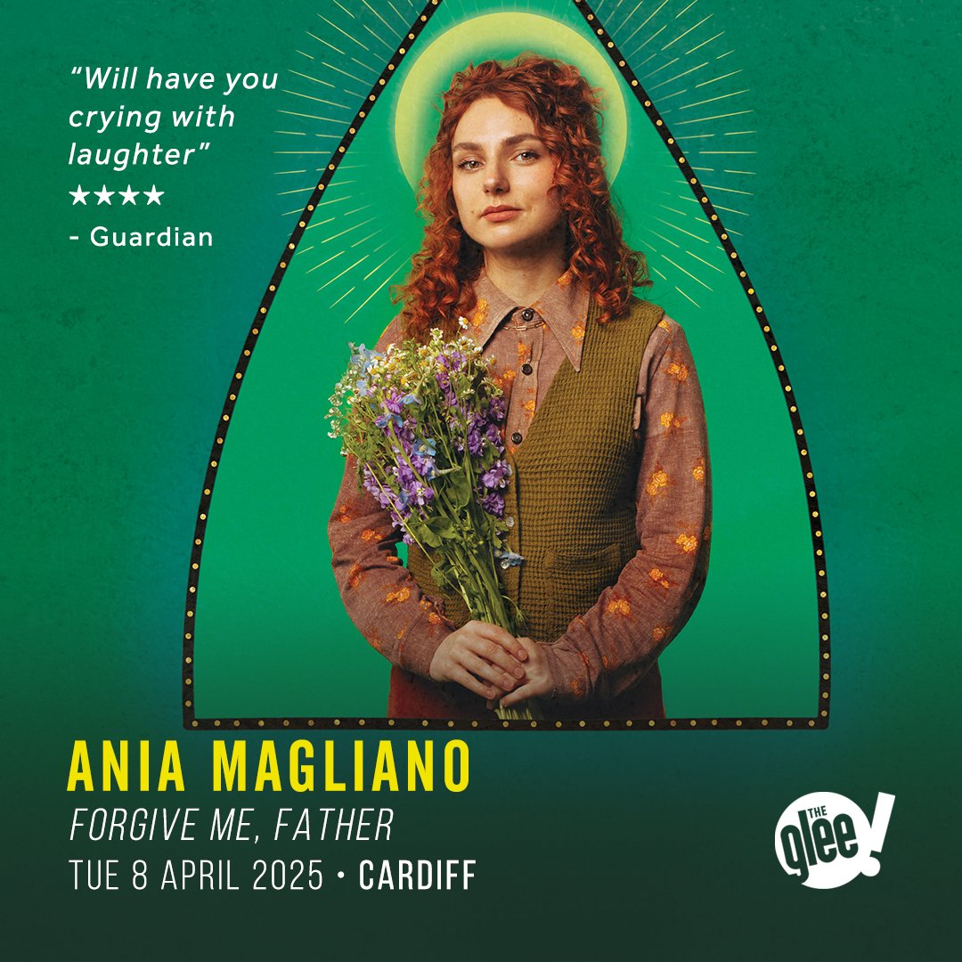 The Glee Club Cardiff (@gleeclubcardiff) on Twitter photo TONIGHT! 🕡👇
<a href="/AniaMags/">Ania Magliano</a>: Forgive Me, Father
Doors: 6:30pm
Last entry: 7pm
Approx finish: 9:30pm
🎟️ Tickets can be purchased on the door or in advance from bit.ly/AniaMaglianoCa… TONIGHT! 🕡👇
<a href="/AniaMags/">Ania Magliano</a>: Forgive Me, Father
Doors: 6:30pm
Last entry: 7pm
Approx finish: 9:30pm
🎟️ Tickets can be purchased on the door or in advance from bit.ly/AniaMaglianoCa…