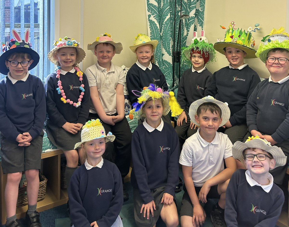 Year 2 were super excited to show off their Easter hats this morning! Xx 🐣 <a href="/GrangeMissA/">GrangeMissA</a> <a href="/GrangeMrsB/">Mrs Beatson</a> <a href="/GrangeMrsC/">Mrs Cummins</a>