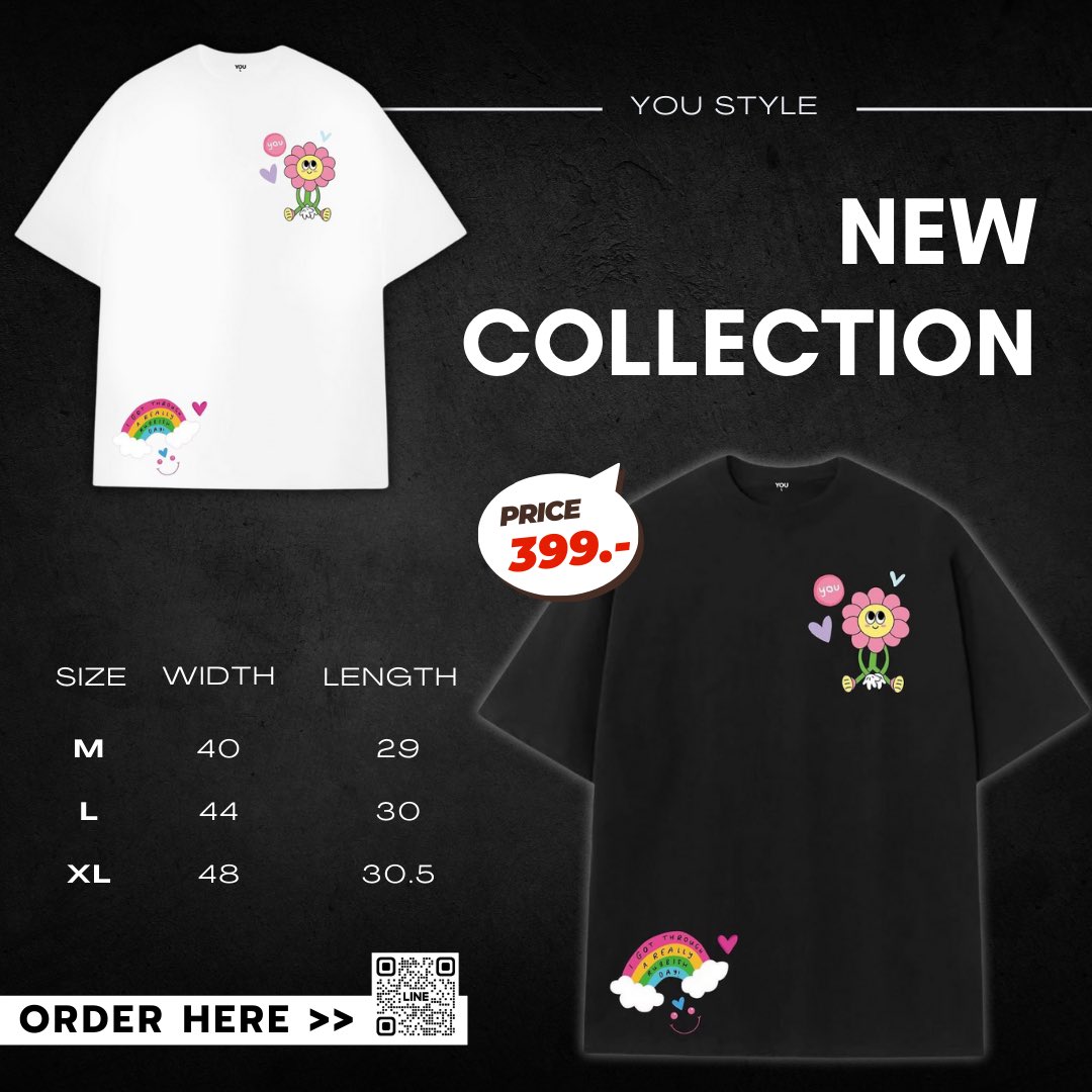 euroyswofficial's tweet photo. You Style you.yoouu 😁
New Collection!!!!
📍 Pre-order ในราคา 399 บาท
สั่งซื้อวันนี้ (4.4) รับสิทธิ์ส่งฟรี !
ทาง Line add : @youstyle เท่านั้น
.
#youstyle #youstylebyeuro
#ยูโรยศวรรธน์ #euroyotsawat
#eurofamily #euro_officialclub https://t.co/kWcOUoy1uM