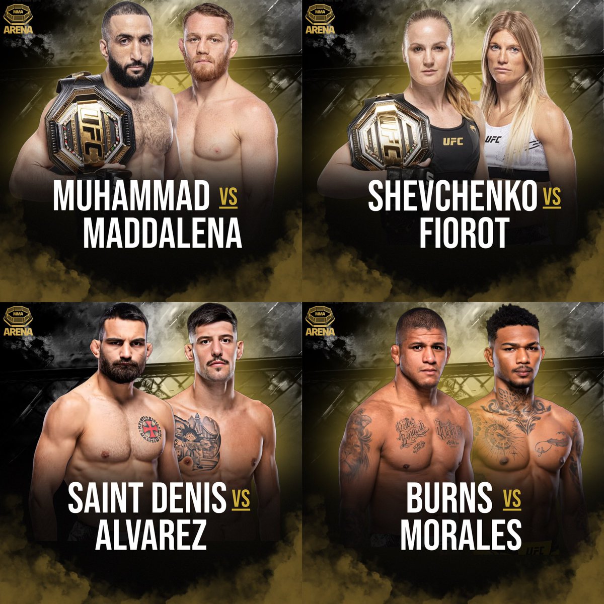 LA CARTE #UFC315 VRAI BANGER 🔥
2 TRICOLORES SUR LA CARTE 🇫🇷

RDV LE 11 MAI 📍