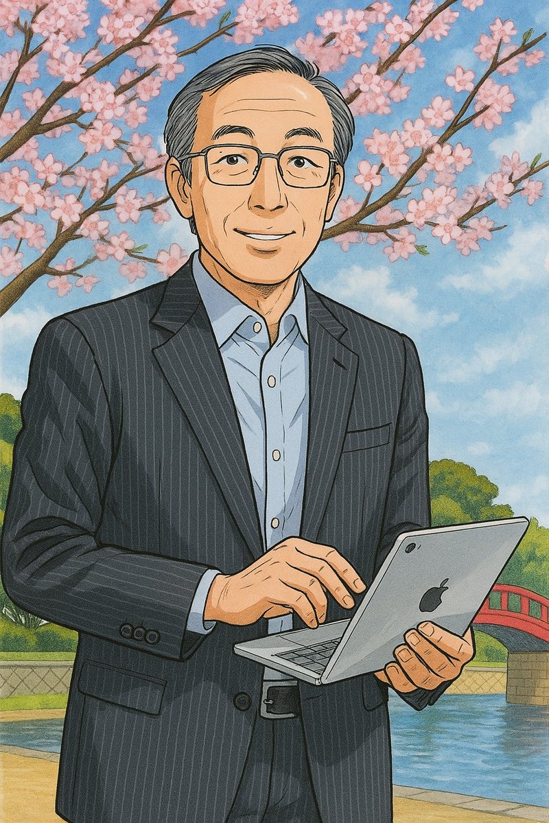 hidekikatsuno's tweet image. 自分の写真をアニメ風に。島耕作風と碇ゲンドウ風に描かせてみました。
#生成AI #ChatGPT #generatedai #島耕作風 #碇ゲンドウ風