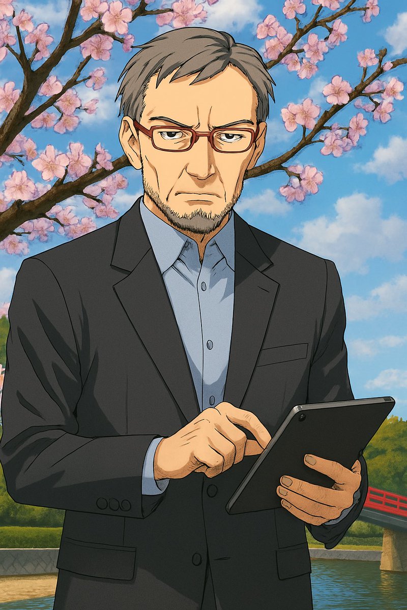 hidekikatsuno's tweet image. 自分の写真をアニメ風に。島耕作風と碇ゲンドウ風に描かせてみました。
#生成AI #ChatGPT #generatedai #島耕作風 #碇ゲンドウ風