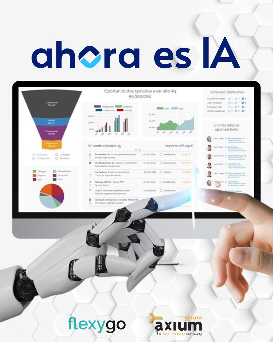 📈 El CRM que evoluciona contigo. AHORA, con Inteligencia Artificial.

Gestiona clientes, ventas y oportunidades de forma más ágil, eficiente e inteligente gracias al nuevo CRM de AHORA Software, potenciado con IA.

#CRMInteligente #AHORASoftware #IAIntegrada #LowCode #CRMconIA
