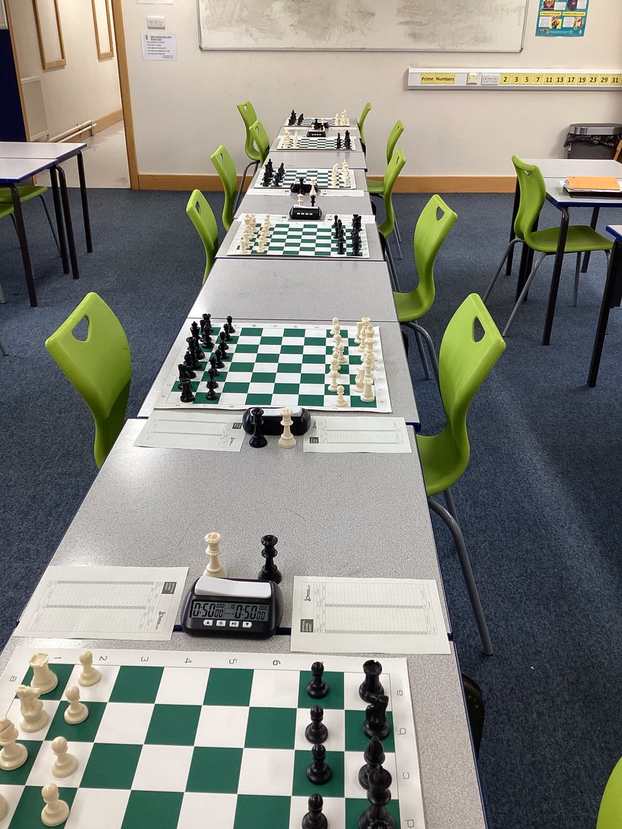 ♟️ Our students have been putting our fantastic new chess equipment to good use in the English Schools' Chess Championship and friendly matches. 

A huge thank you to the PTA for their support! #ChessClub #ThankYouPTA #SchoolChess