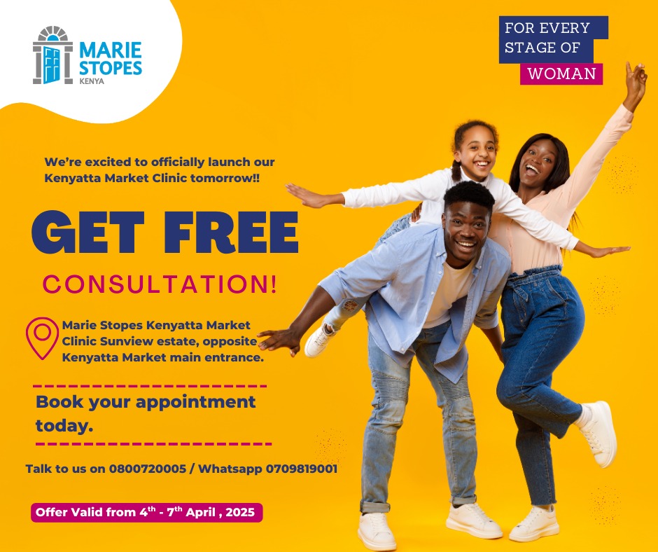 CertifiedKingpi's tweet photo. Need more information or want to book an appointment? Reach out to us at 0800720005 or WhatsApp 0709819001. Our team at Marie Stopes Kenyatta Market Clinic is here to support your reproductive health journey.
#NowAtSunview
MarieStopes KenyattaMarket https://t.co/SBgGQXiRnY