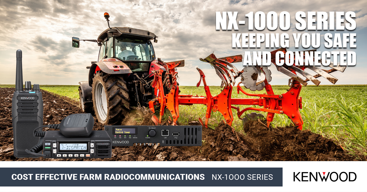 Discover why more #farmers are turning to our feature-rich NX-1000 Series DMR &amp; NXDN digital #radiocommunication solution to support their operations. With built-in user safety features &amp; configurable settings, there’s probably no better
value available ow.ly/ImjK50VliBT