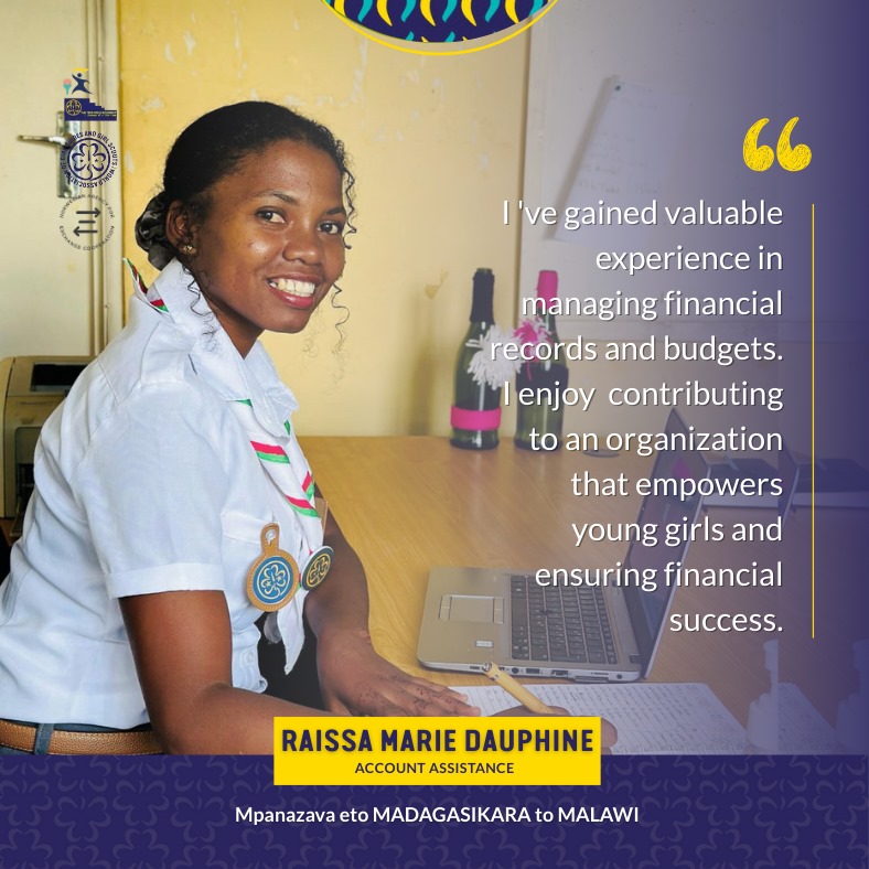 The YESS Girls' Movement - WAGGGS (@yessmovement) on Twitter photo Hear directly from Malawi! Raissa Harie highlights the aspects of her work that bring the greatest satisfaction in her professional field. #yessgirlsmovement <a href="/wagggsworld/">World Association of Girl Guides and Girl Scouts</a> <a href="/WAGGGSAsiaPac/">Asia Pacific Region WAGGGS</a> <a href="/africa_region/">Africa Region</a> @norenco Hear directly from Malawi! Raissa Harie highlights the aspects of her work that bring the greatest satisfaction in her professional field. #yessgirlsmovement <a href="/wagggsworld/">World Association of Girl Guides and Girl Scouts</a> <a href="/WAGGGSAsiaPac/">Asia Pacific Region WAGGGS</a> <a href="/africa_region/">Africa Region</a> @norenco