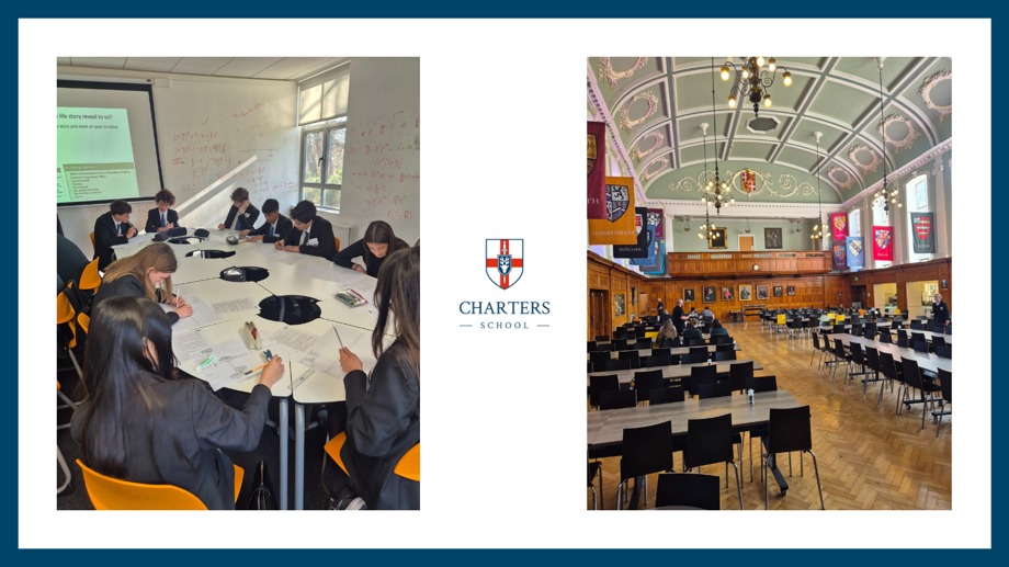 ChartersSchool's tweet photo. 👏🌟 Our Year 9 students had an amazing time at @WellingtonUK Humanities Day! From medieval history to psychology, poetry, and global trade—our students embraced it all with enthusiasm and pride. 
👀Read more here: 🔗https://t.co/5JRVTAcHQy #ChartersSchool #WellingtonCollege https://t.co/YmaSuPGYwJ