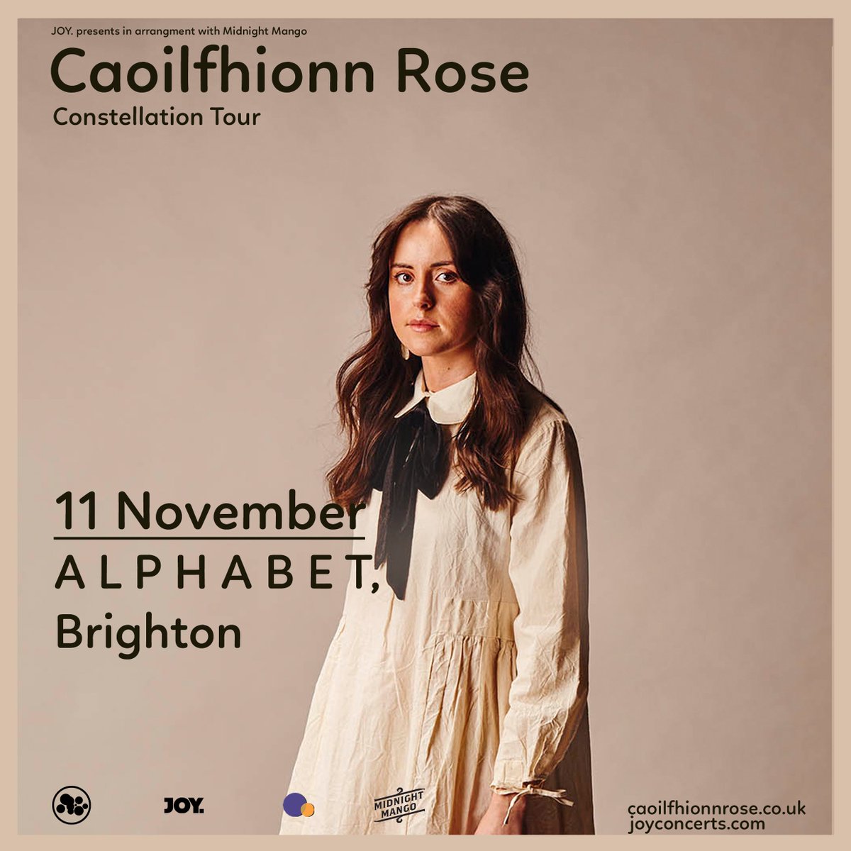 Joy. (@joyconcerts) on Twitter photo 🔊NEW SHOW!🔊 <a href="/keelinmusic/">Caoilfhionn Rose</a>, Alphabet, Brighton 12.11.25!
Tickets on sale now!: bit.ly/446KcDe 🔊NEW SHOW!🔊 <a href="/keelinmusic/">Caoilfhionn Rose</a>, Alphabet, Brighton 12.11.25!
Tickets on sale now!: bit.ly/446KcDe