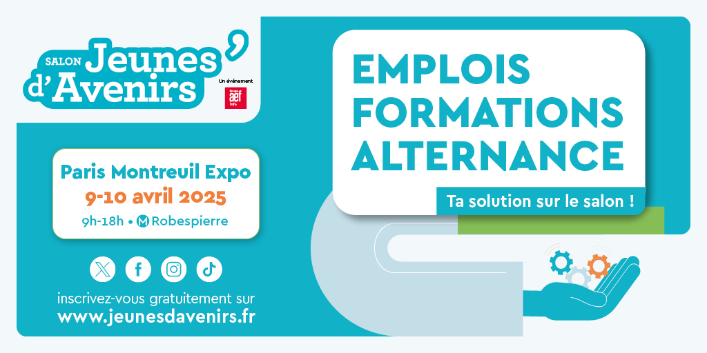 Assurance Maladie de Paris (@cpam_75) on Twitter photo La <a href="/CPAM_75/">Assurance Maladie de Paris</a> au plus près des jeunes ! 🚀
Les 9 & 10 avril, retrouvez-nous au Salon Jeunes d'Avenirs avec la <a href="/Caf75_actus/">Caf de Paris</a> pour tout savoir sur vos droits en santé et aides sociales.
Inscrivez-vous ici 👉 jeunesdavenirs.fr/inscription-sa… La <a href="/CPAM_75/">Assurance Maladie de Paris</a> au plus près des jeunes ! 🚀
Les 9 & 10 avril, retrouvez-nous au Salon Jeunes d'Avenirs avec la <a href="/Caf75_actus/">Caf de Paris</a> pour tout savoir sur vos droits en santé et aides sociales.
Inscrivez-vous ici 👉 jeunesdavenirs.fr/inscription-sa…