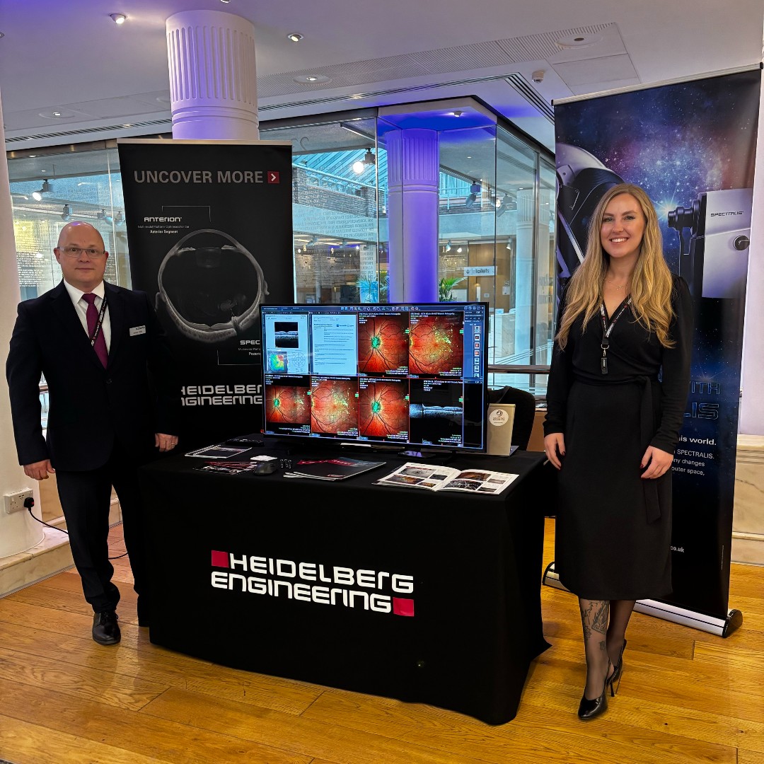 Nathan and Emmeline are at the RSM National diabetic eye screening conference at the The Royal Society of Medicine today. 

Find out how you can implement the NHS's preferred retinal service OCT into your DES programme. 

#diabeticscreening #SPECTRALIS