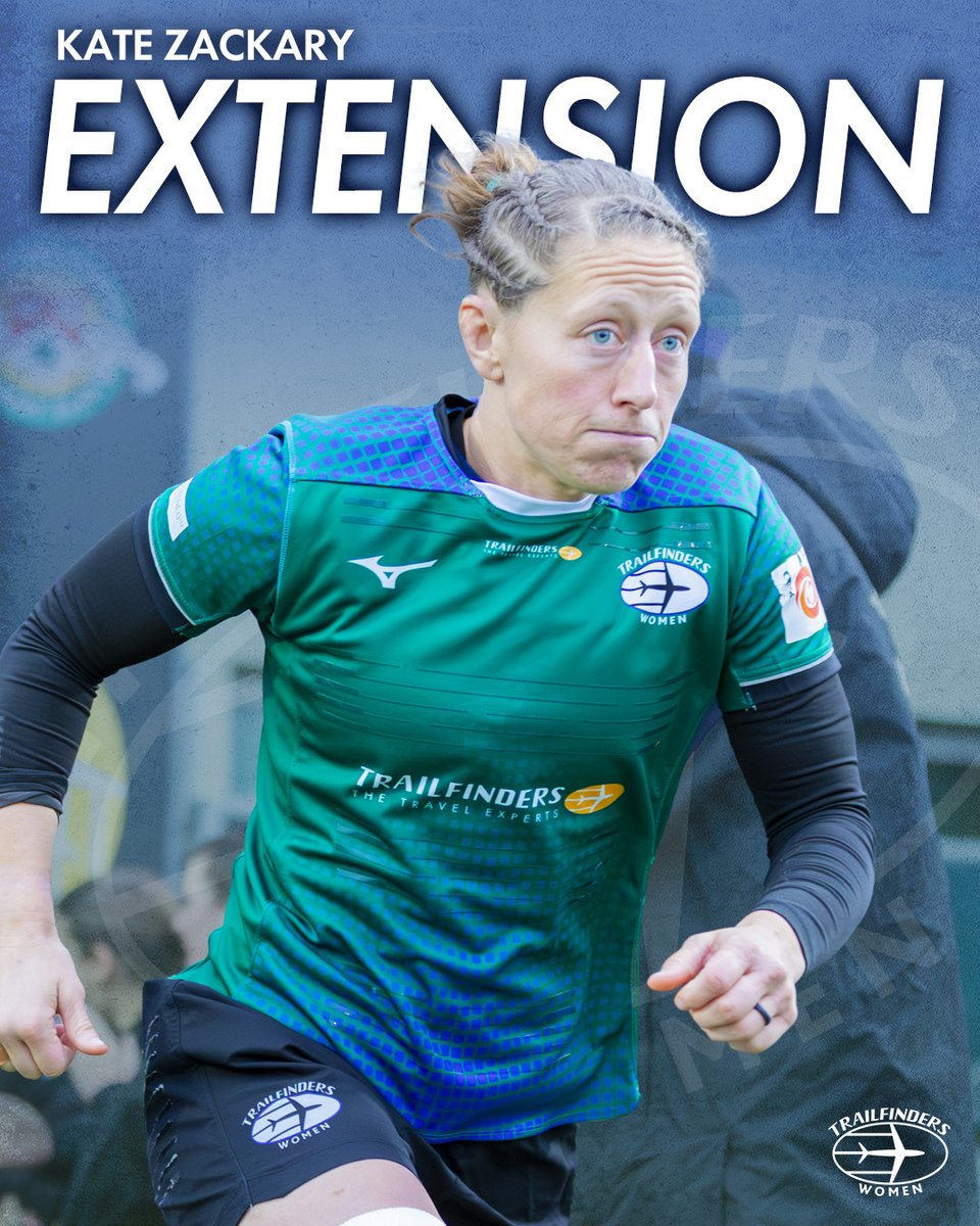 𝗖𝗮𝗽𝘁𝗮𝗶𝗻 𝗔𝗺𝗲𝗿𝗶𝗰𝗮! 🇺🇸

We are delighted to announce that Kate Zackary has signed an extension with Trailfinders Women.

Read more 🔗 tinyurl.com/3bm3v8xp

#FollowTheTrail 💚