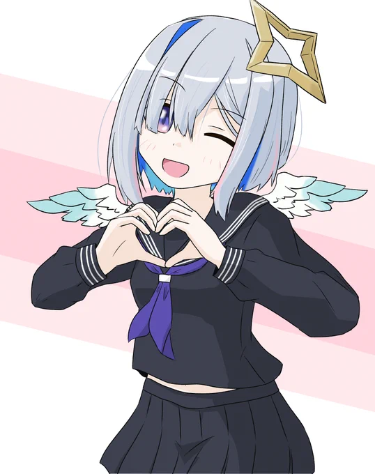制服でファンサするかなたん!#かなたーと 