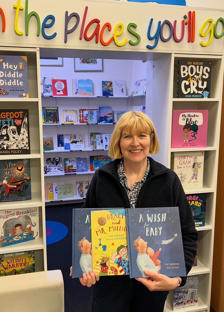Holidays are fun, but so is popping into local bookshops to sign books and meet the lovely people who sell them. Thanks @DymocksBusselton for the warm welcome. 
#AWishForBaby #GraceAndMrMilligan
