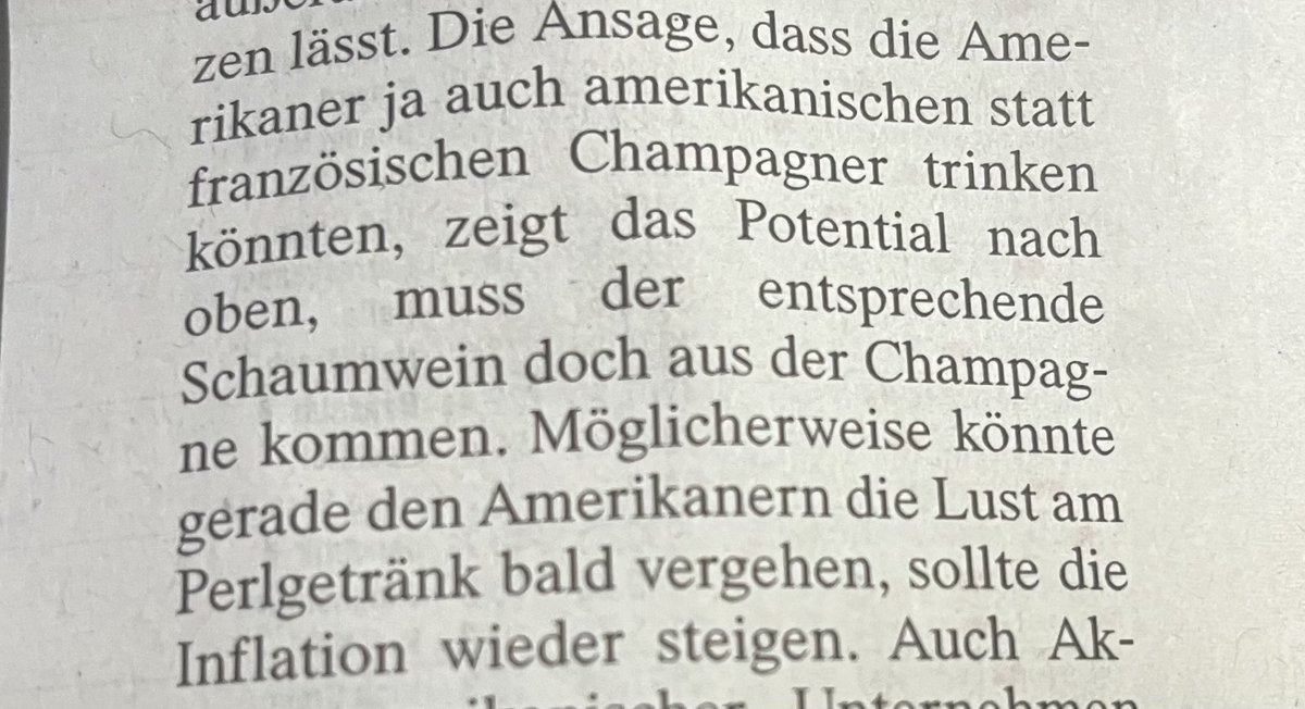 Mit Schaumwein Zollpolitik machen, ungeeignete. #Trump #Zoll 🍾