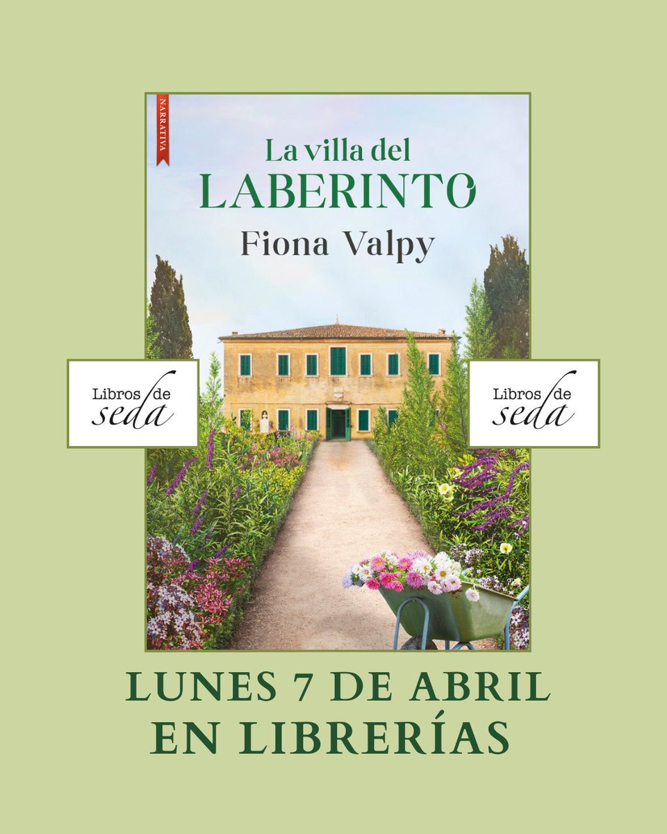 Libros de Seda (@librosdeseda) on Twitter photo El próximo lunes, en librerías, La villa del laberinto, de <a href="/FionaValpy/">Fiona Valpy</a>. Una historia de vida y resiliencia en la Italia de la Segunda Guerra Mundial. En librerías, con <a href="/udllibros/">Udl Libros</a>: todostuslibros.com/libros/la-vill… #FionaValpy #SegundaGuerraMundial El próximo lunes, en librerías, La villa del laberinto, de <a href="/FionaValpy/">Fiona Valpy</a>. Una historia de vida y resiliencia en la Italia de la Segunda Guerra Mundial. En librerías, con <a href="/udllibros/">Udl Libros</a>: todostuslibros.com/libros/la-vill… #FionaValpy #SegundaGuerraMundial