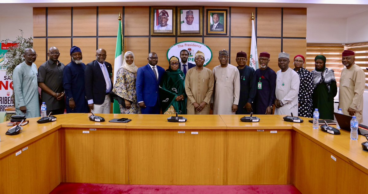 Meeting with some members of the new board of Nigerian Independent System Operator (NISO).