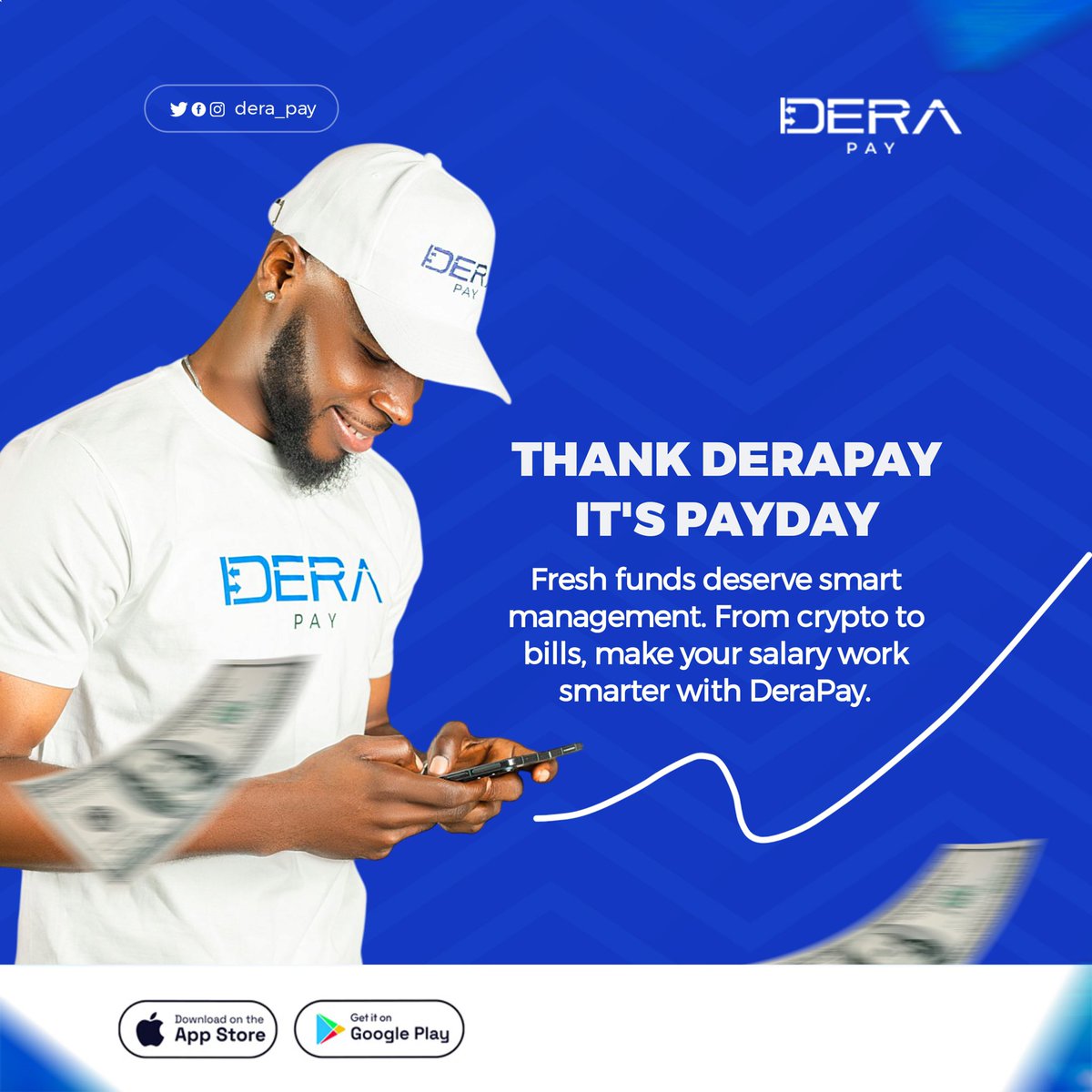 DeraPay's tweet photo. Payday isn’t just about getting paid, it’s about managing it smartly. With DeraPay, you can handle bills, airtime and even crypto in one seamless app.
#derapay #billpayment #cryptoexchange #mobileapp https://t.co/UZcWfyIYph