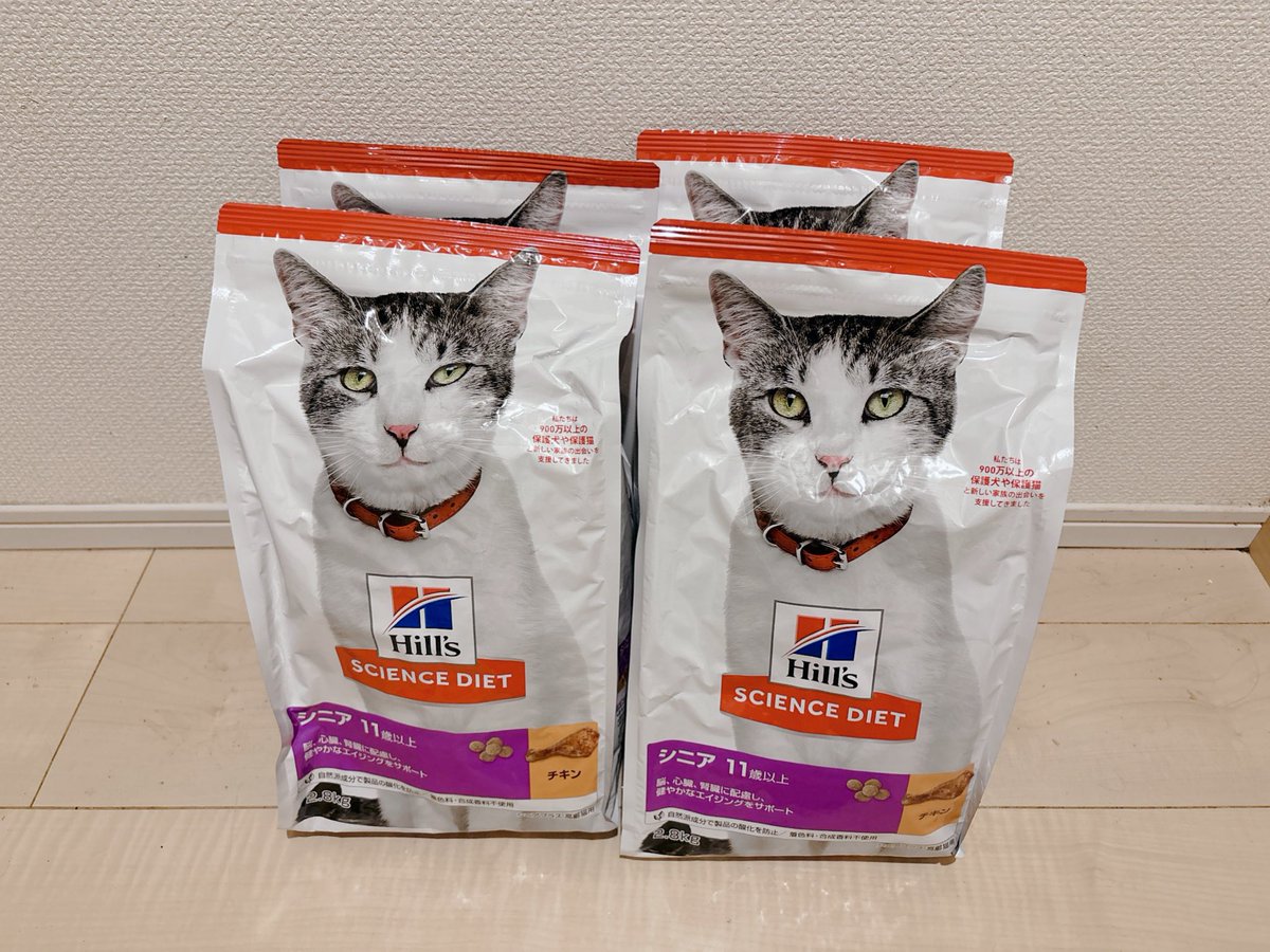 ご報告が遅くなってしまいすみません💦
フードの寄付が4袋届いております！
ありがとうございます、大切に使わせていただきます🙇🏻‍♀️