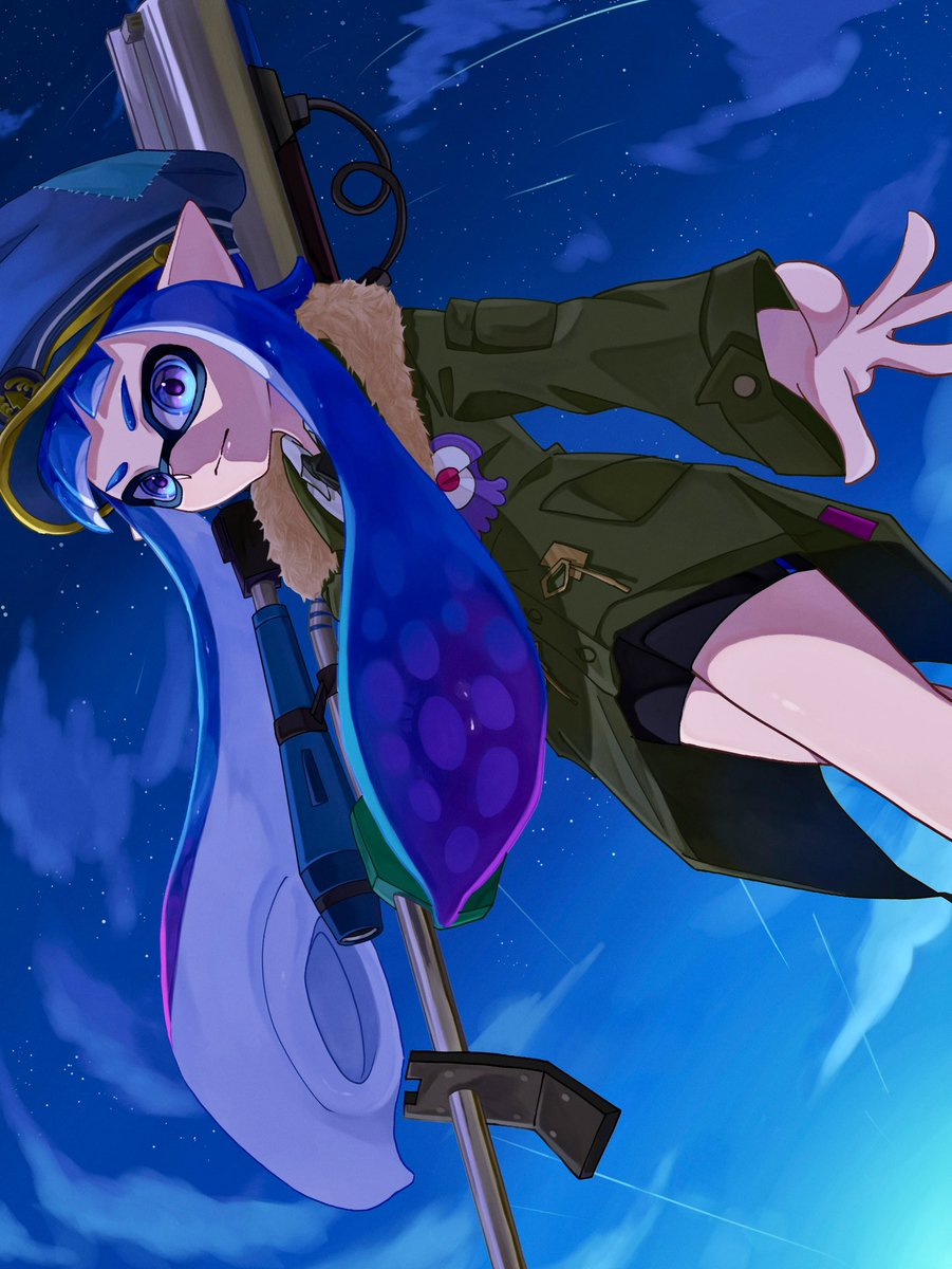 KKJkocona's tweet photo. 🌌💠
#Splatoon3 #Splatoonart https://t.co/79e1xIEXSQ