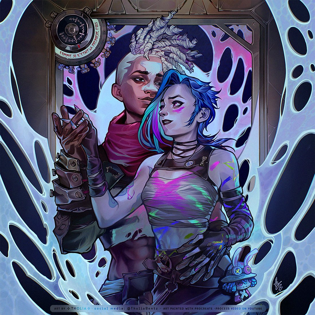 Endlessly listening to "Ma Meilleure Ennemie" and feeling inspired 💙 #Arcane #TimeBomb