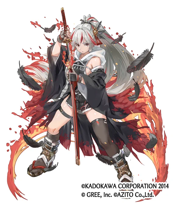 城姫クエストにて【田辺城[漆黒]】(CV汐入あすかさん)を描かせていただきました! 何卒よろしくお願い致します。 #城姫 