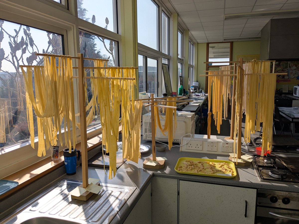 Year 10 Hospitality have done an amazing job making pasta from scratch this week. #ambition