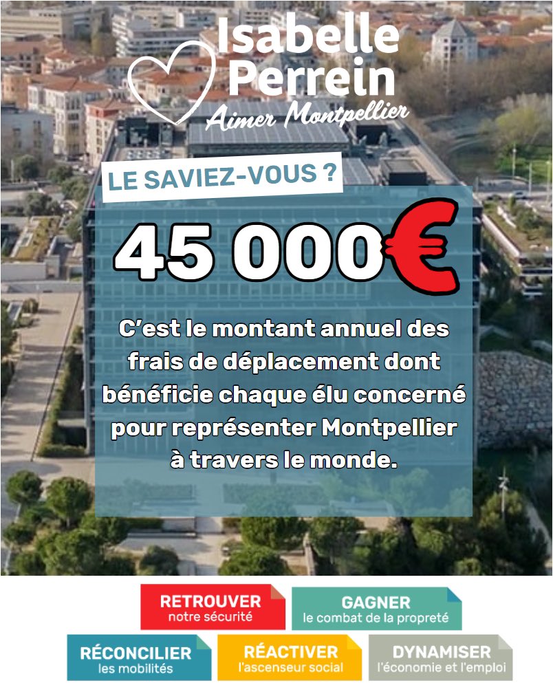 Isabelle Perrein (@isabelleperrein) on Twitter photo Une véritable agence de tourisme au frais du contribuable.
Dont bénéficie chaque élu concerné, pour représenter Montpellier à travers le monde, Boston, New-York, Brazzaville, Kinshasa, sans oublier la Mauritanie, la Chine, le Sénégal, le Maroc et les pays européens. Une véritable agence de tourisme au frais du contribuable.
Dont bénéficie chaque élu concerné, pour représenter Montpellier à travers le monde, Boston, New-York, Brazzaville, Kinshasa, sans oublier la Mauritanie, la Chine, le Sénégal, le Maroc et les pays européens.