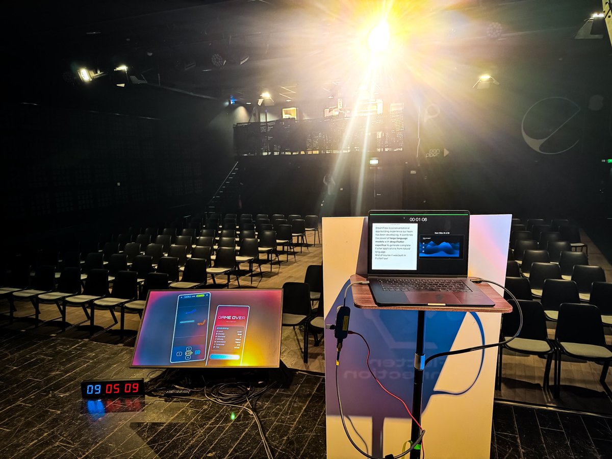 michaelmcroskey's tweet image. So excited to take the stage soon at @Flutter_Connect and give a glimpse into where we think app development is heading:
1. AI-Powered
2. Universal
3. Visual