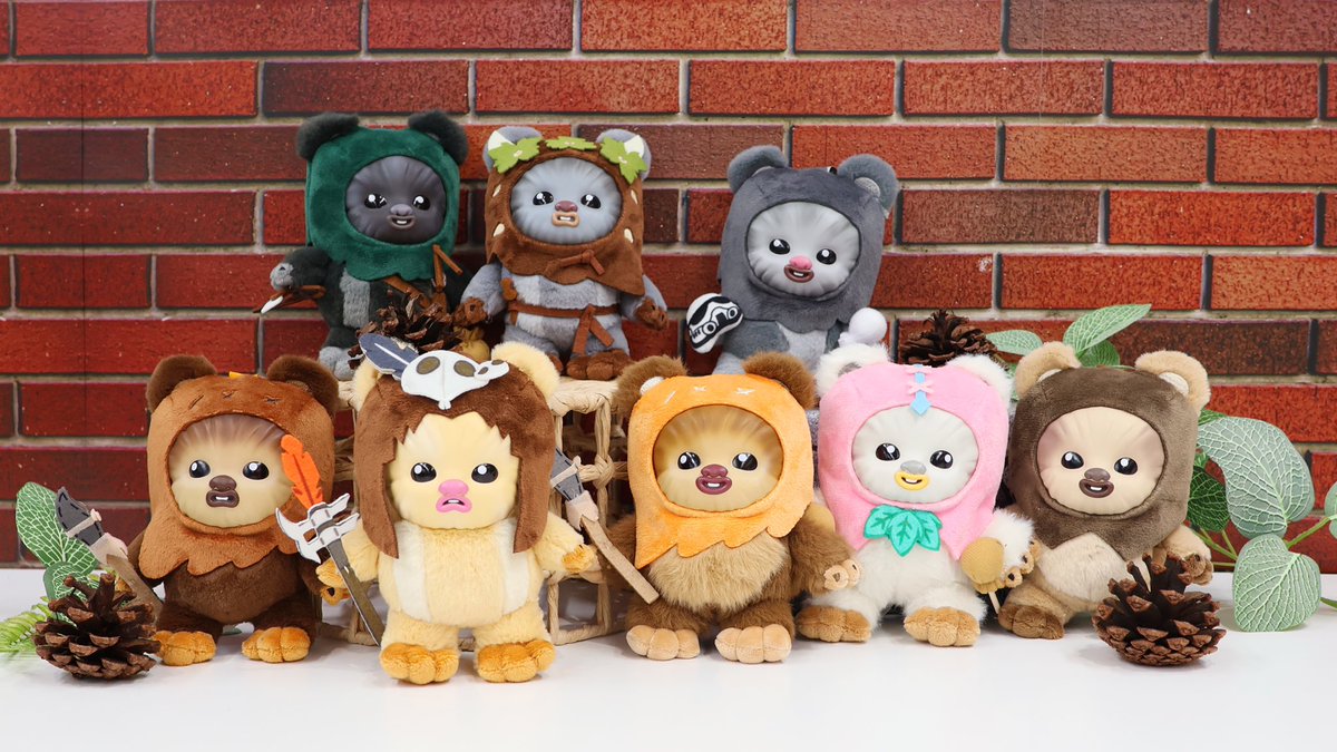 STARWARS セレブレーション　イウォーク　ぬいぐるみ　ストラップ ラストは、グローグーとイウォークのぬいぐるみストラップ