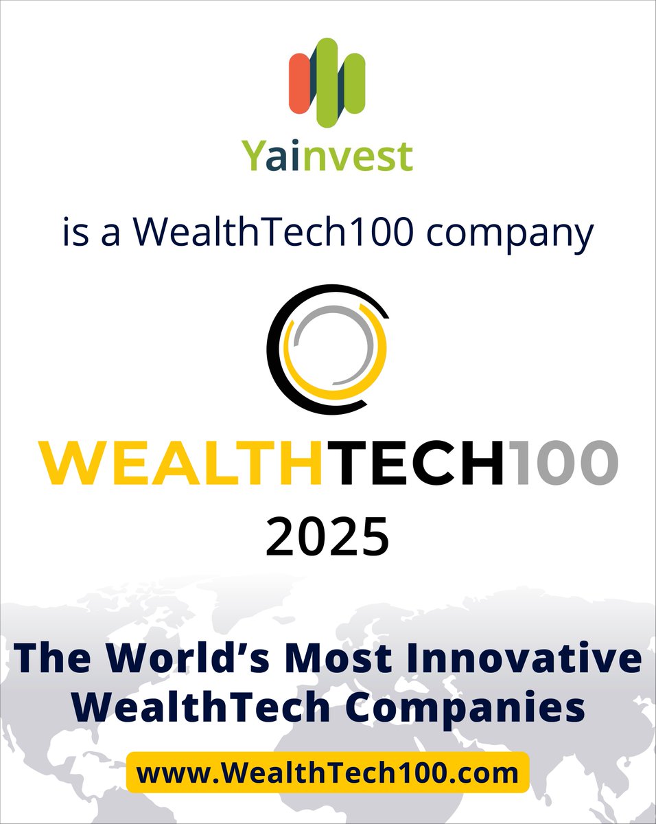 Fintech_Global's tweet image. Well done, #Yainvest, for earning a spot on the #WealthTech100 list! 

See the full list here: loom.ly/JMh5-oU

#FinTech #WealthTech