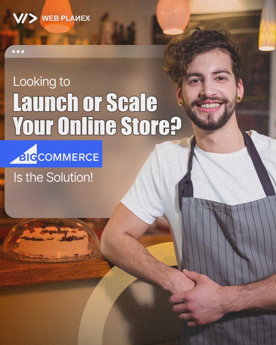 webplanex's tweet image. Thinking of launching or scaling your online store? 
BigCommerce + Webplanex = Growth Simplified
✔️ Custom design
✔️ Built-in features
✔️ Marketplace integrations
Let’s build your success story -
webplanex.com/services/bigco…
 #BigCommerce #EcommerceDevelopment #Webplanex #ecommerce