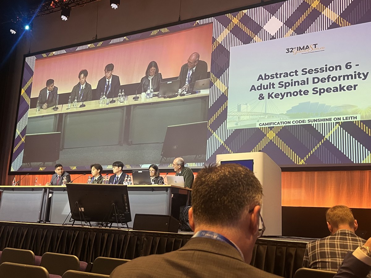 tdazad's tweet image. Great discussion @SRS_org #IMAST25 about work w/ @camesmd @NeurosurgUCSF on neurocognitive changes after adult #spine deformity surgery.
Paper in press @TSJ_Editor: thespinejournalonline.com/article/S1529-…
@HopkinsNsurg @HopkinsSpine @NASSspine @spinesection
