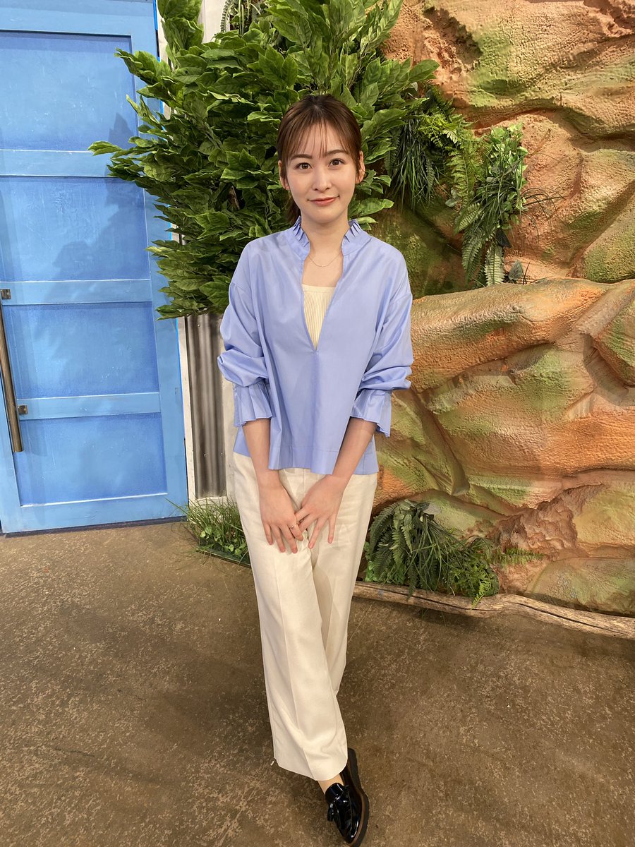 7日よる8時〜 #世界まる見え🌏 💦ギリギリSP💦 #岩田アナ 今回の衣装