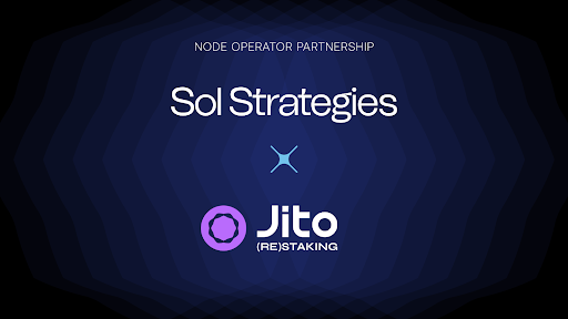 SolanaFloor's tweet image. 🚨News: @jito_sol has partnered with @solstrategies_  following its acquisition of Laine, a top Solana validator. 

Sol Strategies will help secure the TipRouter NCN, supporting decentralized MEV tip distribution on Solana.
