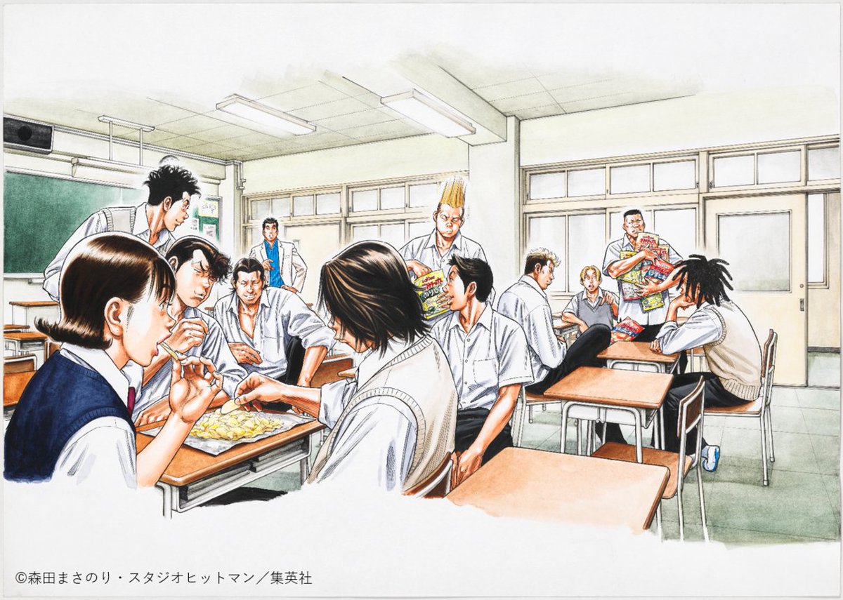 漫画『ROOKIES』コラボパッケージ紹介③】 森田先生に描いていただいた