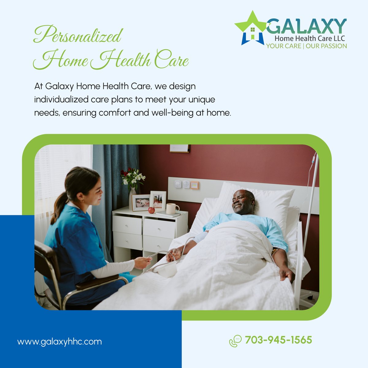 GalaxyHomeHC's tweet photo. Looking for personalized care at home? We provide customized care plans to help you live comfortably. Call 703-945-1565 today to learn more! 

#HomeHealthCare #WoodbridgeVA #PersonalizedCare https://t.co/tXnjfTtK8S