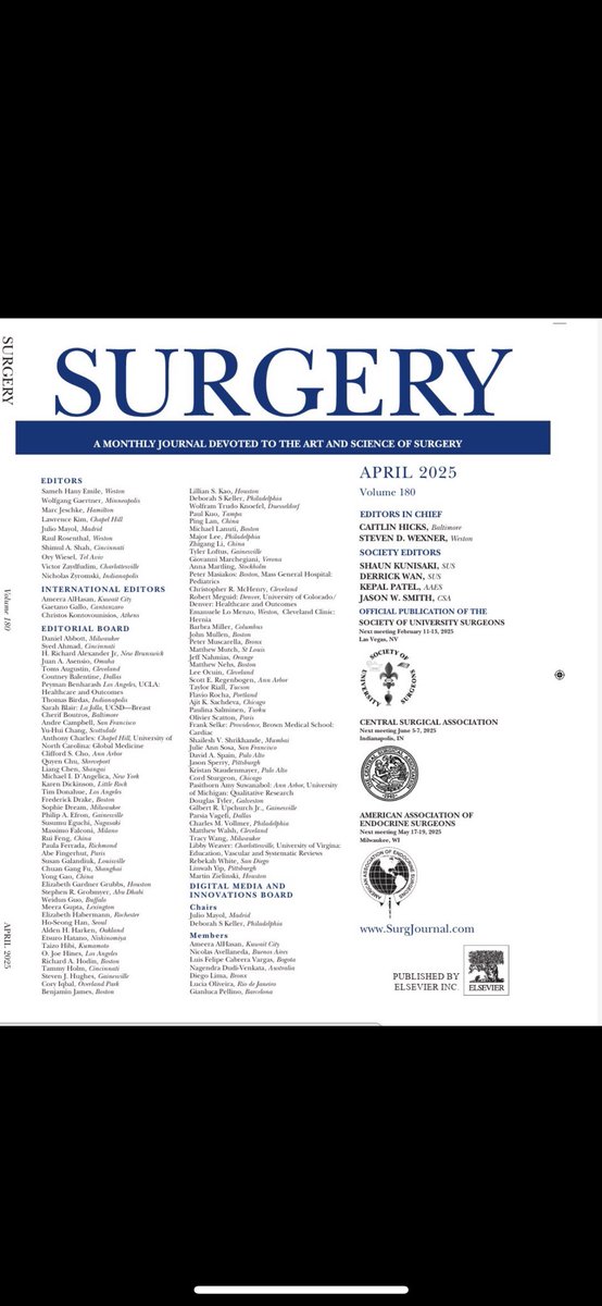 Nicolas Avellaneda (@nlavellaneda) on Twitter photo Well look at that outstanding #digitalinnovations team From <a href="/SurgJournal/">SURGERY Journal</a> !
Happy to share with outstanding people like <a href="/juliomayol/">Julio Mayol</a> <a href="/SWexner/">Steven D Wexner MD, PhD</a> <a href="/debby_keller/">Debby Keller, MD</a> <a href="/GianlucaPellino/">Gianluca Pellino</a> <a href="/PipeCabreraV/">Dr Luis Felipe Cabrera Vargas MD FACS MACC MACCVA</a> <a href="/luciacolorectal/">Lucia Oliveira,MD,PhD</a> #ameeraalhassan <a href="/pferrada1/">Paula Ferrada MD FACS FCCM MAMSE</a> #diegolima 💯💯 Well look at that outstanding #digitalinnovations team From <a href="/SurgJournal/">SURGERY Journal</a> !
Happy to share with outstanding people like <a href="/juliomayol/">Julio Mayol</a> <a href="/SWexner/">Steven D Wexner MD, PhD</a> <a href="/debby_keller/">Debby Keller, MD</a> <a href="/GianlucaPellino/">Gianluca Pellino</a> <a href="/PipeCabreraV/">Dr Luis Felipe Cabrera Vargas MD FACS MACC MACCVA</a> <a href="/luciacolorectal/">Lucia Oliveira,MD,PhD</a> #ameeraalhassan <a href="/pferrada1/">Paula Ferrada MD FACS FCCM MAMSE</a> #diegolima 💯💯