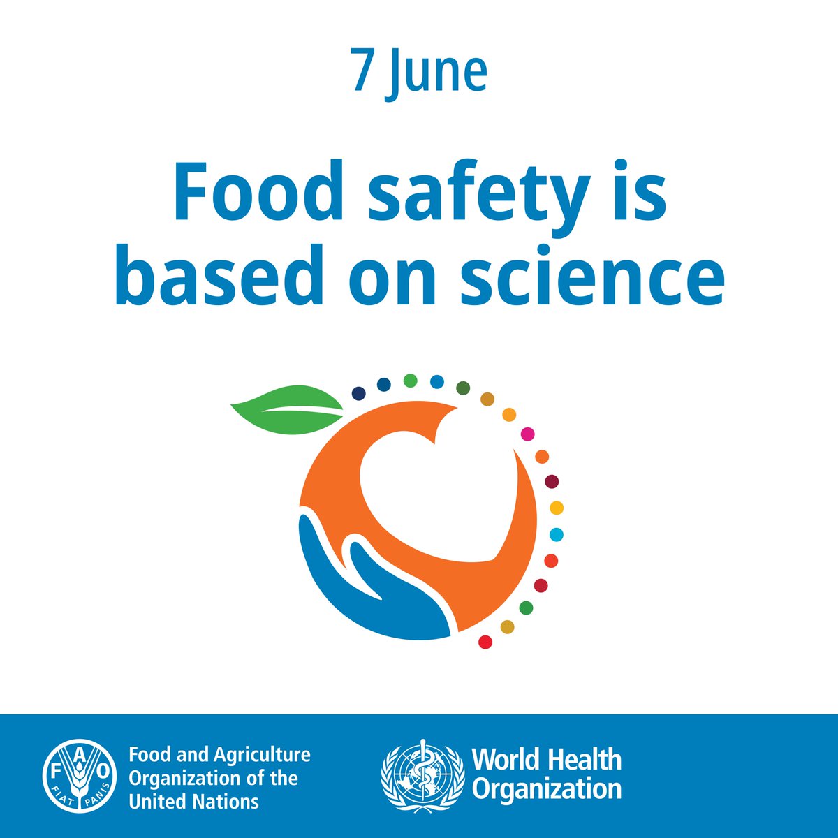 📝 | #FoodSafety has a direct impact on health. 

👉 Unsafe food means people do not get the nutrients they need, and it makes 1 in 10 people sick every year. This often causes a vicious cycle of disease and malnutrition among the most vulnerable. 

#WorldFoodSafetyDay | 7 June