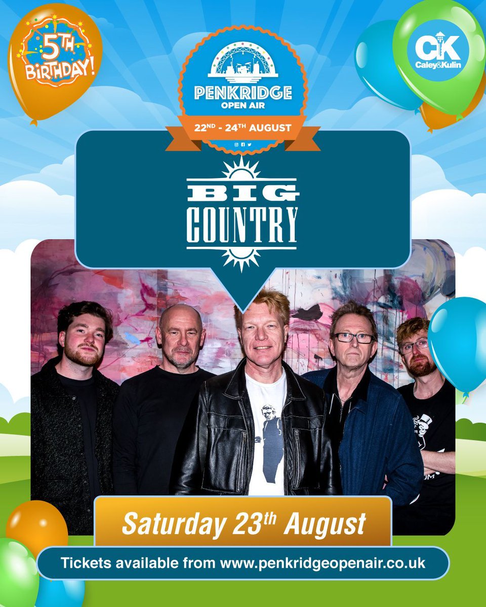 Big Country (@bigcountryuk) on Twitter photo We're happy to announce that we'll be playing <a href="/penkopenair/">Penkridge Open Air Events</a> festival this August! Tickets available at: universe.com/events/penkrid…
#BigCountry #penkridgeopenair #ukfestivals #80smusic We're happy to announce that we'll be playing <a href="/penkopenair/">Penkridge Open Air Events</a> festival this August! Tickets available at: universe.com/events/penkrid…
#BigCountry #penkridgeopenair #ukfestivals #80smusic