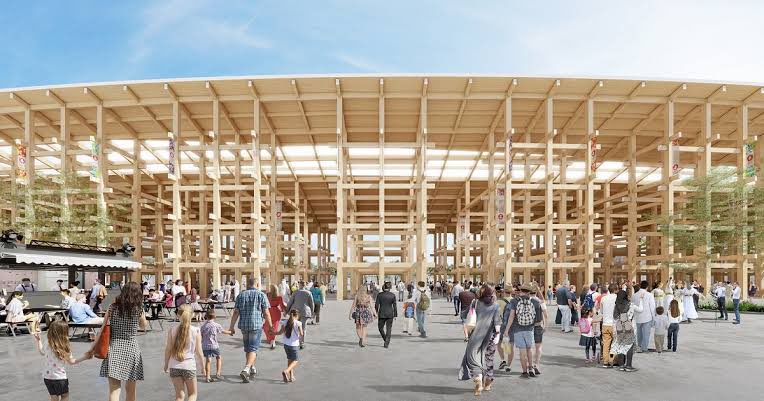 #2025年
私たちバーチャル街づくり連合（大阪万博共創チャレンジ） <a href="/multi_meta_/">バーチャル街づくり連合</a> で作ったRobloxのメタバース空間の #V街商店街（2023年作）が、意図せず大阪万博の木造建築に激似になったという👀