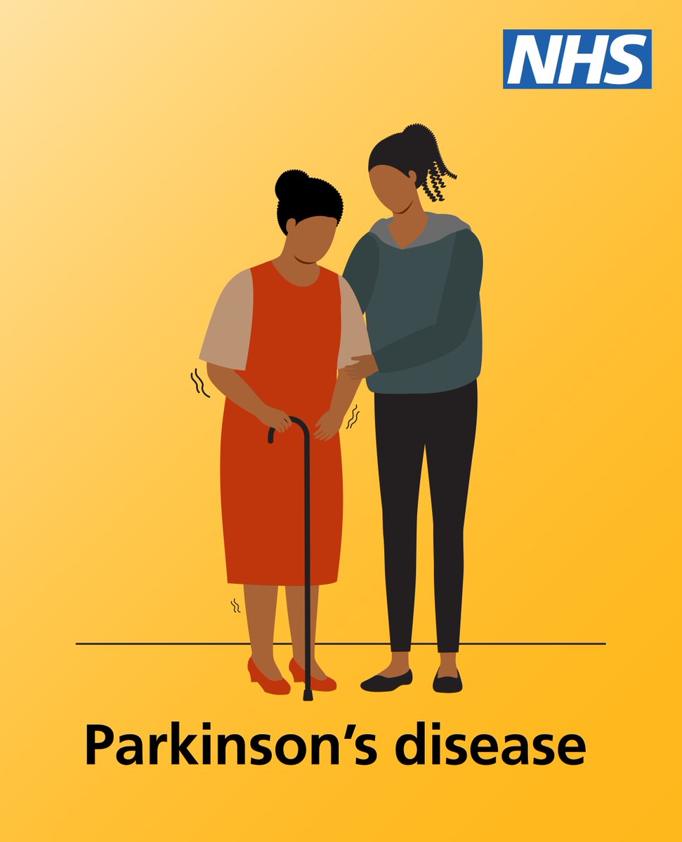 NHSuk's tweet photo. April is #ParkinsonsAwarenessMonth.  
 
Parkinson's disease is a condition in which parts of the brain become progressively damaged over many years. 

Learn more about this condition here. ⬇️  

https://t.co/by9GcLBkEL https://t.co/Yo9RGWDNOp