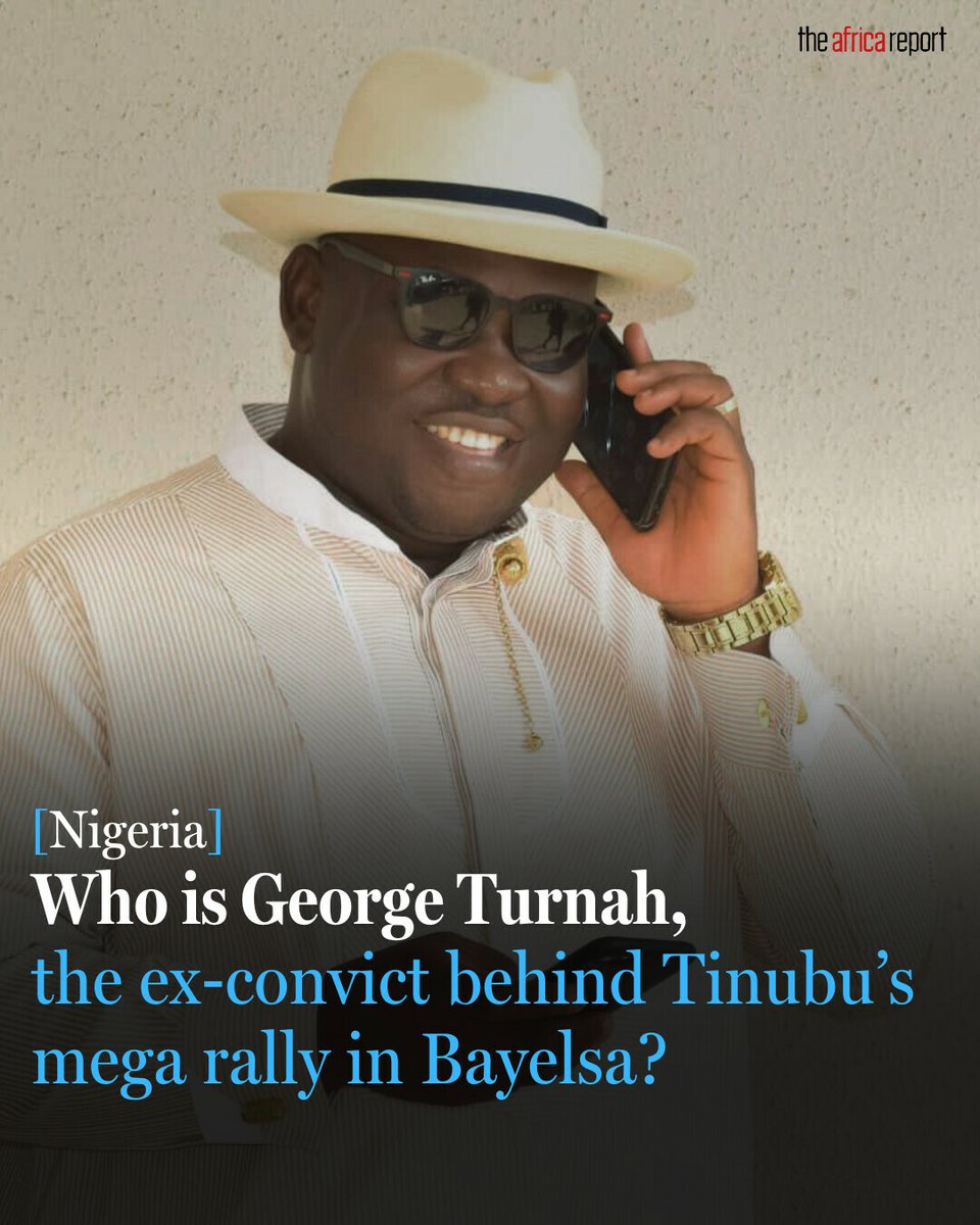 The Africa Report (@theafricareport) on Twitter photo With political activities suspended in Rivers State by President <a href="/officialABAT/">Bola Ahmed Tinubu</a>, the main opposition Peoples Democratic Party (PDP) chief George Turnah is planning to hold a rally on 12 April for ex-Rivers State governor Nyesom Wike in Bayelsa. ➡️ l.theafricareport.com/bk9
But just With political activities suspended in Rivers State by President <a href="/officialABAT/">Bola Ahmed Tinubu</a>, the main opposition Peoples Democratic Party (PDP) chief George Turnah is planning to hold a rally on 12 April for ex-Rivers State governor Nyesom Wike in Bayelsa. ➡️ l.theafricareport.com/bk9
But just